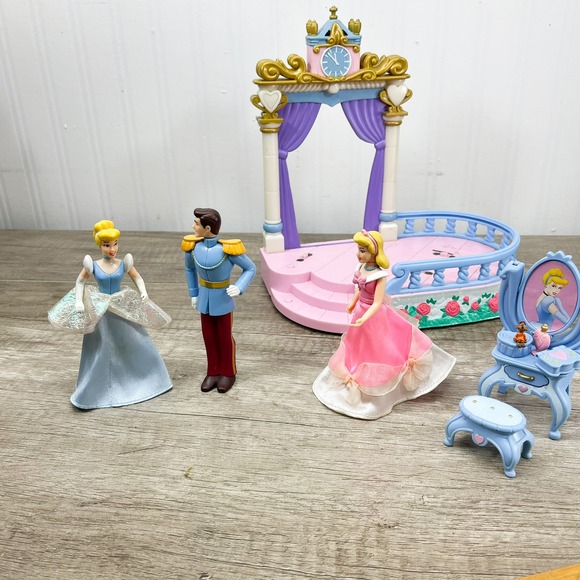 Disney Other - Disney Princess Cinderella Magic Dance Ballroom Playset Prince Charming Vanity